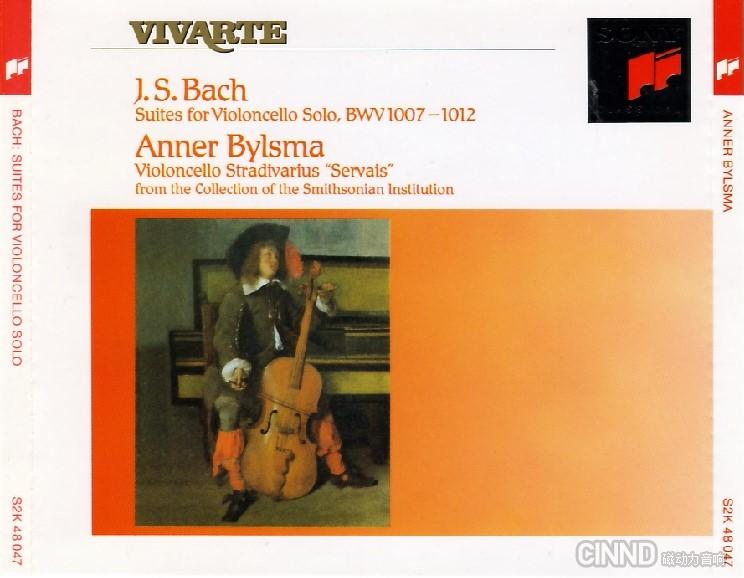 Anner Bylsma -《巴赫无伴奏大提琴组曲》(Bach Suites for Violoncello Solo) 