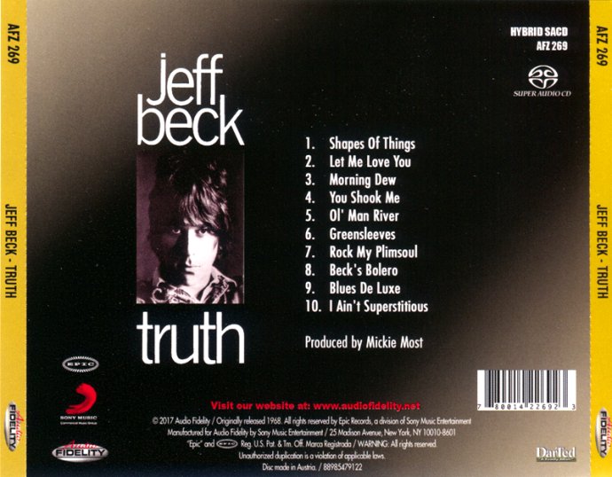 【Audio <wbr>Fidelity】 <wbr>– <wbr>Jeff <wbr>Beck: <wbr>Truth